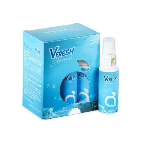 Xịt Khử Mùi Vfresh - Ngăn Ngừa Mùi Hôi Cơ Thể, Giày Dép, Quần Áo - Bộ 6 Chai Không Cồn, Không Paraben