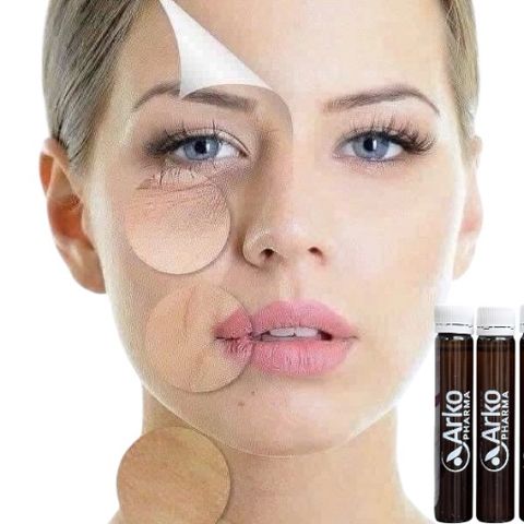 Nước Uống Đẹp Da Arkopharma Perles de Peau Radiance 5000mg - Collagen ngăn Lão Hóa, Giúp Da Căng Mịn, Hộp 20 Ống Uống Từ Pháp