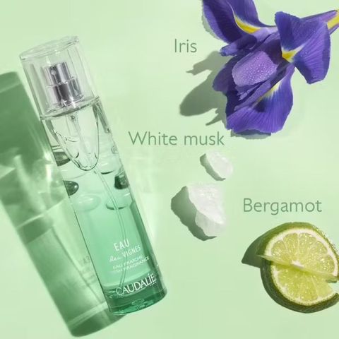 Nước Hoa Caudalie Eau Fraiche Fleur de Vigne 50ml - Hương Hoa Cỏ Xanh Tươi Mát, Sang Trọng và Quyến Rũ cho Phụ Nữ