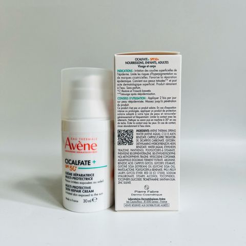 Kem Phục Hồi Da Avène Cicalfate+ SPF50+ - Kem Dưỡng Da Bảo Vệ & Phục Hồi Cao Cấp 30ml