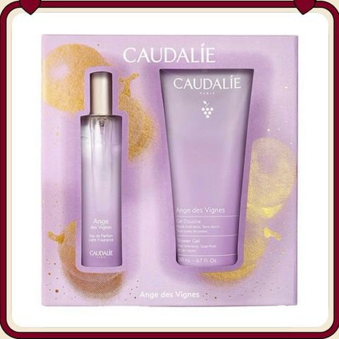 Bộ Quà Tặng Nước Hoa Caudalie Ange Des Vignes 50ml & Sữa Tắm 200ml - Hương Mâm Xôi & Nho Sang Trọng, Quà Tặng Pháp Quyến Rũ