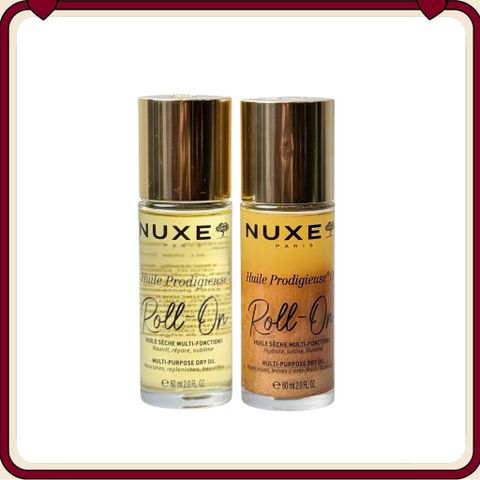 Nuxe Huile Prodigieuse Or Roll-On 60ml - Dầu Dưỡng Nhũ Vàng Sáng Da & Mềm Mịn, Dưỡng Tóc Mượt Mà, Từ Thiên Nhiên
