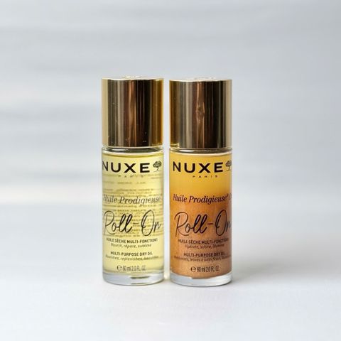 Nuxe Huile Prodigieuse Or Roll-On 60ml - Dầu Dưỡng Nhũ Vàng Sáng Da & Mềm Mịn, Dưỡng Tóc Mượt Mà, Từ Thiên Nhiên
