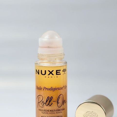 Nuxe Huile Prodigieuse Or Roll-On 60ml - Dầu Dưỡng Nhũ Vàng Sáng Da & Mềm Mịn, Dưỡng Tóc Mượt Mà, Từ Thiên Nhiên