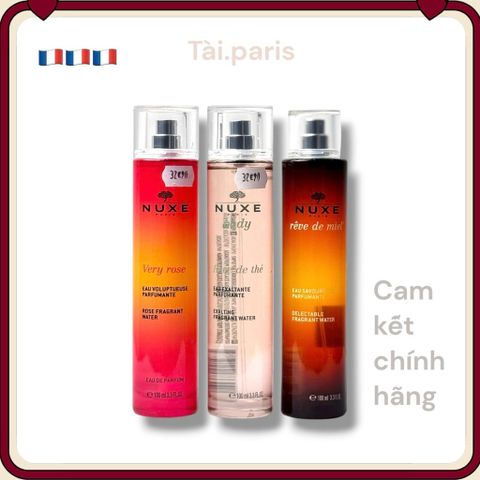 Nước hoa Nuxe Rêve de Miel 100ml - Hương mật ong tươi mới và sảng khoái, hàng nội địa Pháp, nước thơm không cồn cho nữ