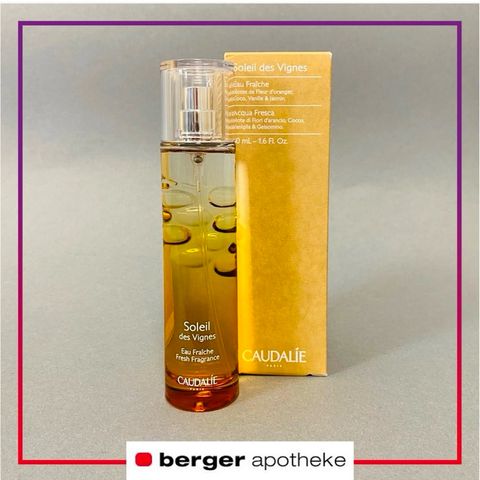 Nước Hoa Caudalie Eau Fraiche Soleil des Vignes 50ml - Hương Nước Hoa Tươi Mát Mùa Hè, Ngọt Nhẹ Vị Dừa & Hoa Cam Chính Hãng