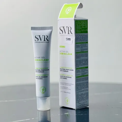 Kem Dưỡng Lành Sẹo SVR Sebiaclear Active Gel 40ml - Giảm Mụn, Mờ Thâm, Kiểm Soát Dầu Nhờn, Thấm Nhanh, Dành Cho Da Dầu Mụn