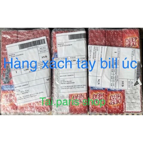 Kem Xoa Bóp Giảm Đau DEEP HEAT 140g - Giảm Nhức Mỏi Cơ Khớp, Hàng Úc Chính Hãng, Hiệu Quả Nhanh Chóng
