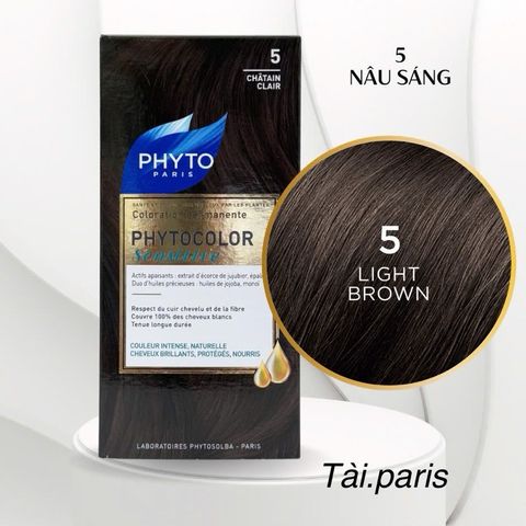 Nhuộm Tóc Phủ Bạc PHYTO 100% Hữu Cơ - Cho Da Nhạy Cảm, Không Gây Kích Ứng, Dưỡng Tóc Tự Nhiên