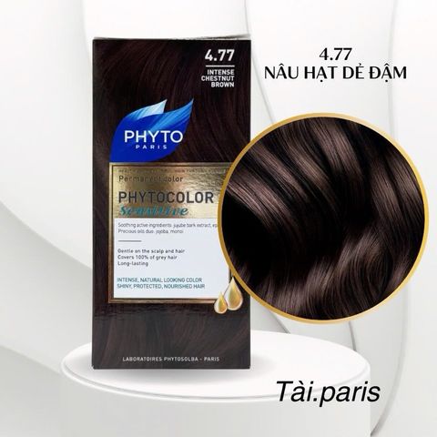 Nhuộm Tóc Phủ Bạc PHYTO 100% Hữu Cơ - Cho Da Nhạy Cảm, Không Gây Kích Ứng, Dưỡng Tóc Tự Nhiên