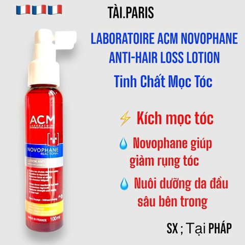 Tinh Chất Giảm Rụng Tóc Sau Sinh Laboratoire ACM Novophane Anti-Hair Loss Lotion 100ml