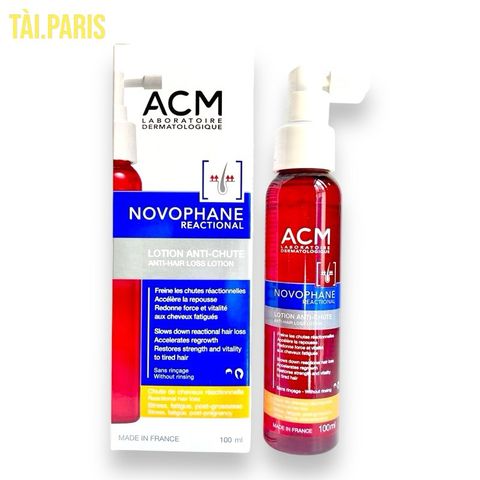 Tinh Chất Giảm Rụng Tóc Sau Sinh Laboratoire ACM Novophane Anti-Hair Loss Lotion 100ml