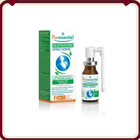 Xịt Họng Keo Ong Puressentiel Respiratoire 15ml - Giảm Ho, Ngứa Họng, Hỗ Trợ Hô Hấp Tự Nhiên, Sản Phẩm  Từ Pháp
