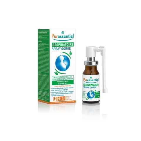 Xịt Họng Keo Ong Puressentiel Respiratoire 15ml - Giảm Ho, Ngứa Họng, Hỗ Trợ Hô Hấp Tự Nhiên, Sản Phẩm  Từ Pháp
