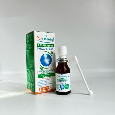 Xịt Họng Keo Ong Puressentiel Respiratoire 15ml - Giảm Ho, Ngứa Họng, Hỗ Trợ Hô Hấp Tự Nhiên, Sản Phẩm  Từ Pháp