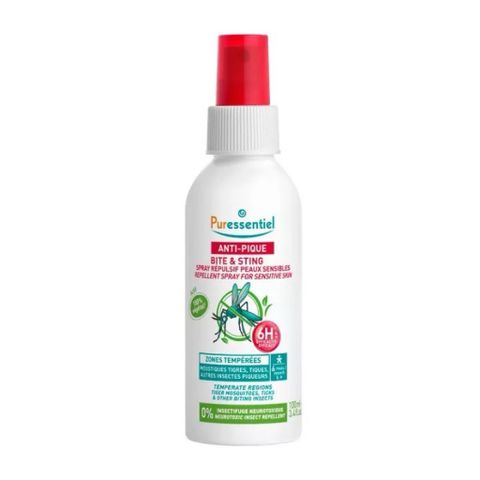Xịt Đuổi Muỗi và Côn Trùng 100% Thiên Nhiên Puressentiel Anti-Pique 200ml - An Toàn Cho Bé và Gia Đình, Hiệu Quả 7h, Mùi Tinh Dầu Dễ Chịu