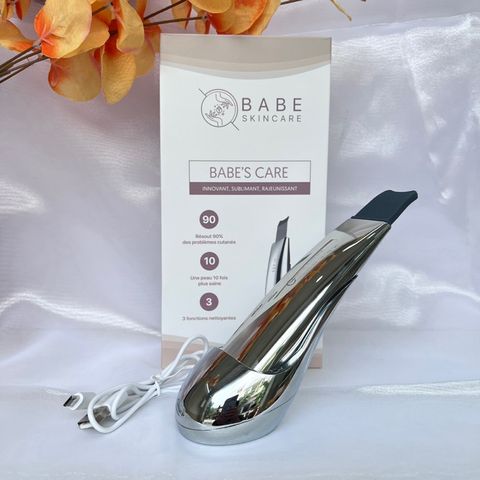 Máy massage xóa nhăn Babe Care Sebum Extractor - Thiết bị làm sạch lỗ chân lông, nâng cơ mặt, công nghệ Pháp hiệu quả