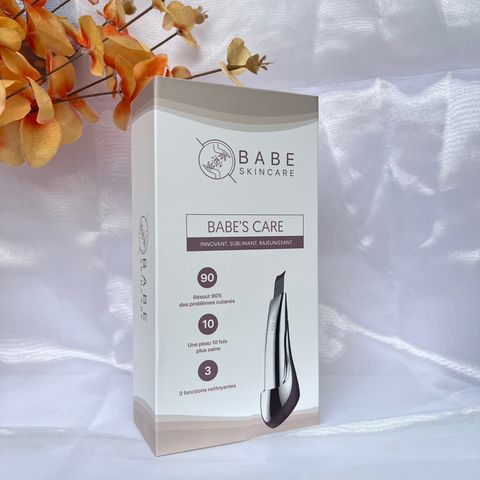 Máy massage xóa nhăn Babe Care Sebum Extractor - Thiết bị làm sạch lỗ chân lông, nâng cơ mặt, công nghệ Pháp hiệu quả