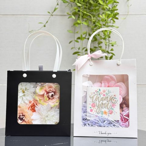 Giỏ hoa quà tặng sang trọng - Hộp hoa trang trí sinh nhật, 20/10, 8/3 - Quà tặng ý nghĩa cho phái đẹp và đối tác