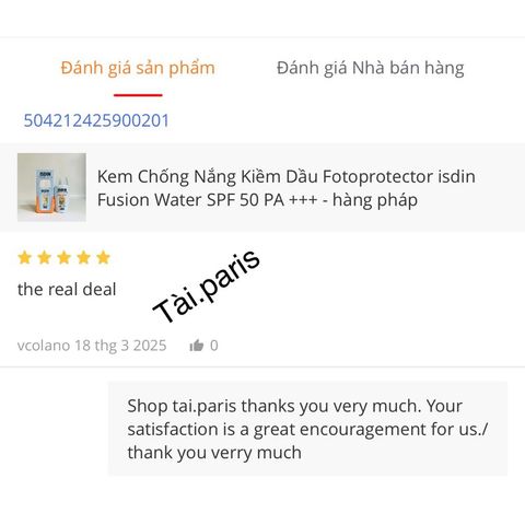 Kem Chống Nắng Fotoprotector ISDIN Fusion Water SPF 50ml - Dưỡng Ẩm, Bảo Vệ Da Mặt, Không Nhờn Rít, Phù Hợp Da Nhạy Cảm