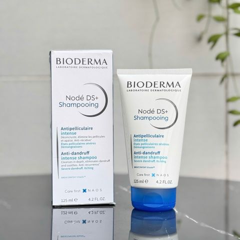 Dầu Gội Giảm Gàu, Da Tiết Bã, Vảy Nến Bioderma Nodé DS+ 125ml - Chăm Sóc Da Đầu Hiệu Quả, Giảm Ngứa, Cân Bằng Dầu Thừa