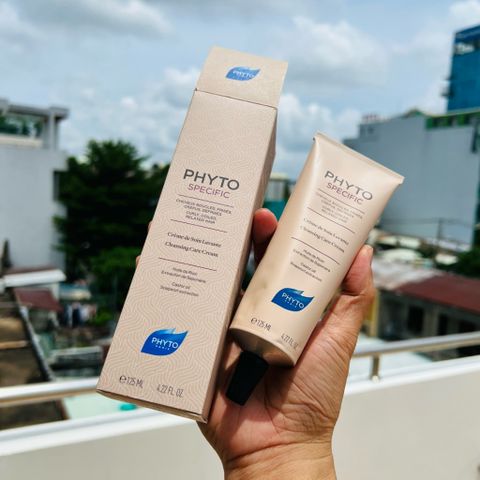 Kem tẩy tế bào chết cho tóc Phytospecific 125ml - Chăm sóc tóc và da đầu, làm sạch nhẹ nhàng và dưỡng ẩm sâu cho tóc bồng bềnh khỏe mạnh