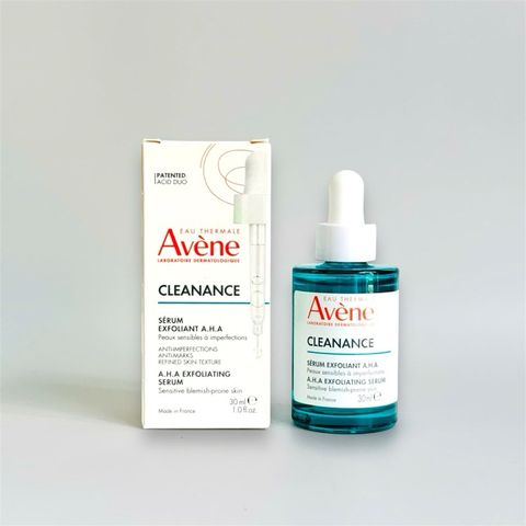 (sale date 5/27)Tinh Chất Dưỡng Da Avene Cleanance AHA Exfoliating Serum 30ml - Tẩy Tế Bào Chết Dành Cho Da Nhạy Cảm, Giảm Khuyết Điểm, Làm Mịn và Sáng Da