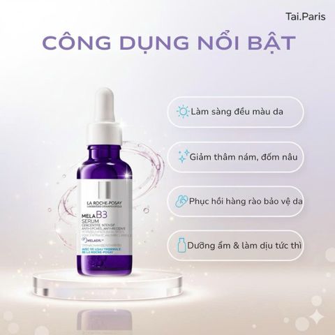 Serum Mela B3 Giảm Thâm Làm Sáng Da La Roche-Posay 50ml - Giải Pháp Cho Làn Da Đều Màu, Sáng Mịn, Không Kích Ứng