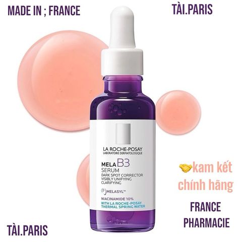 Serum Mela B3 Mờ Nám Trắng Da La Roche-Posay 30ML - Giải Pháp Dưỡng Da Sáng Mịn Đều Màu, Tinh Chất Niacinamide 10%