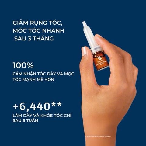 Serum Mọc Tóc Nam Phyto Phytocyane - Ngăn Rụng Tóc, Kích Thích Tăng Mật Độ Tóc, Hộp 12 Ống 7.5ml, Dưỡng Tóc Chắc Khỏe