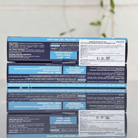 Serum Mọc Tóc Nam Phyto Phytocyane - Ngăn Rụng Tóc, Kích Thích Tăng Mật Độ Tóc, Hộp 12 Ống 7.5ml, Dưỡng Tóc Chắc Khỏe