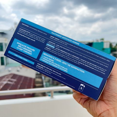 Serum Mọc Tóc Nam Phyto Phytocyane - Ngăn Rụng Tóc, Kích Thích Tăng Mật Độ Tóc, Hộp 12 Ống 7.5ml, Dưỡng Tóc Chắc Khỏe