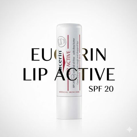 Son Dưỡng Môi SPF20 Eucerin - Giải Pháp Dưỡng Ẩm, Chống Khô Nứt, Bảo Vệ Môi Nhạy Cảm (4.8g)