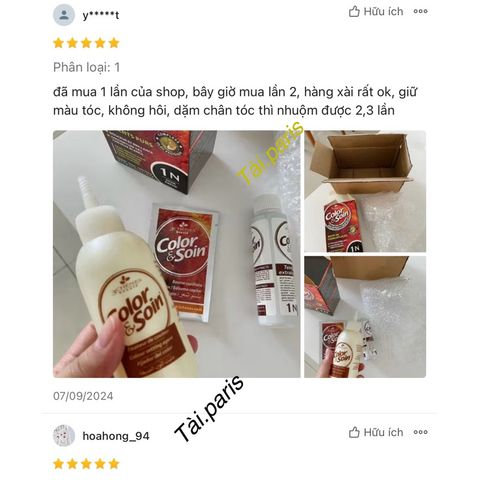 Nhuộm Tóc Phủ Bạc Hữu Cơ Les 3 Chênes - Không Amoniac, Chiết Xuất Thiên nhiên, Dành Cho Mẹ Bầu và Người Có Da Nhạy Cảm