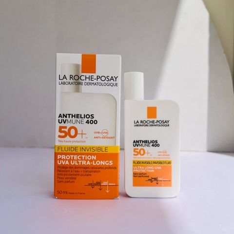 Sữa Chống Nắng La Roche-Posay Anthelios Invisible Fluid SPF50+ 50ml - Kem Chống Nắng Dạng Lỏng, Không Gây Nhờn Rít, Bảo Vệ Da Tối Ưu