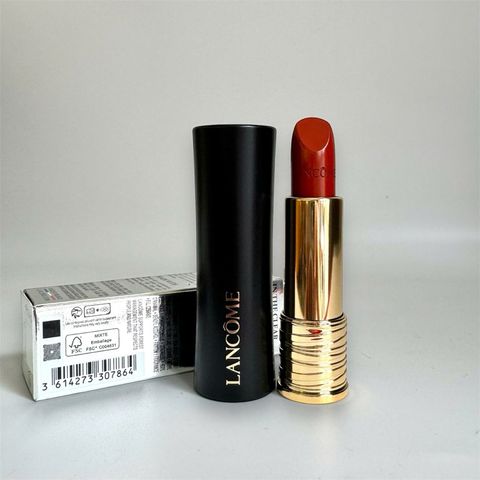 Son Lì Lancome L'absolu 193 - Màu Cam Cháy Ánh Đỏ, Fullsize Chất Kem Lâu Trôi - Trang Điểm Thời Thượng