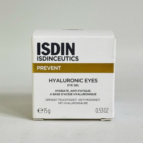 Kem Dưỡng Mắt ISDIN Isdinceutics Hyaluronic Eye 15g - Cấp Ẩm, Làm Mờ Quầng Thâm, Giúp Đôi Mắt Tươi Trẻ, Rạng Rỡ