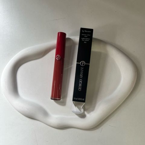 Son Kem Giorgio Armani Lip Maestro 205 Flamma Đỏ Gạch - Son Môi Nhung Lì Cao Cấp, Màu Đỏ Gạch Sang Trọng, Dễ Tán, Ẩm Mượt