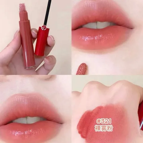 (UNBOX )Son Giorgio Armani Lip Maestro Intense Velvet Color 321 Màu Cam Hồng Đất
