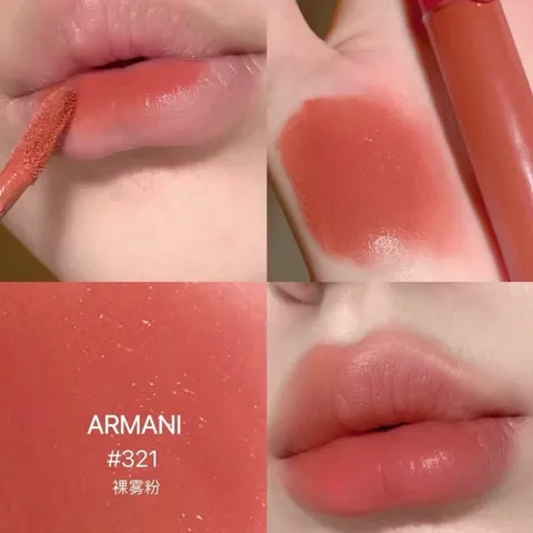 (UNBOX )Son Giorgio Armani Lip Maestro Intense Velvet Color 321 Màu Cam Hồng Đất