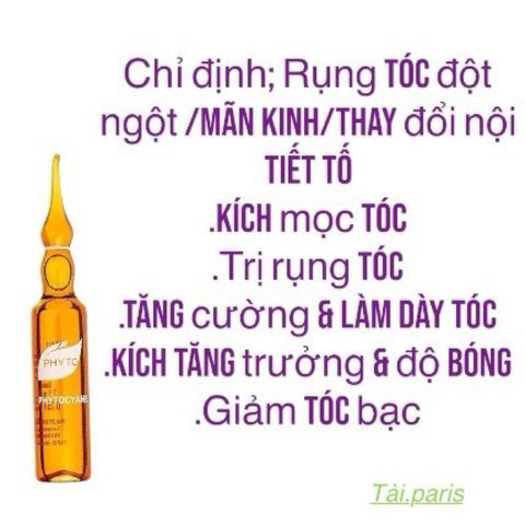 Tinh chất giảm rụng tóc Phyto Phytocyane - Ngăn Rụng Tóc cho Phụ Nữ, Kích Thích Mọc Tóc Mới, Chiết Xuất Tự Nhiên, 12 x 5ml