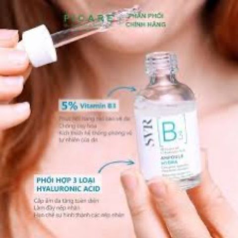 Tinh Chất Phục Hồi SVR Ampoule B3 Hydra 30ml - Cấp Nước, Làm Dịu Da Nhạy Cảm, Da Khỏe Mạnh Sau 7 Ngày Sử Dụng