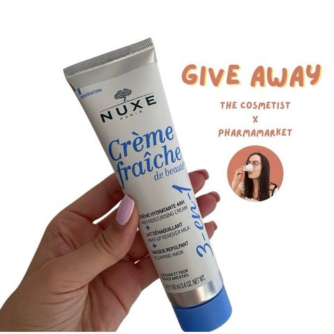 Kem Dưỡng Ẩm 3 Trong 1 Nuxe Crème Fraîche de Beauté 30ml - Dưỡng ẩm 48h, Sữa Rửa Mặt, Mặt Nạ - Chăm Sóc Da Tự Nhiên, Phù Hợp Mọi Loại Da