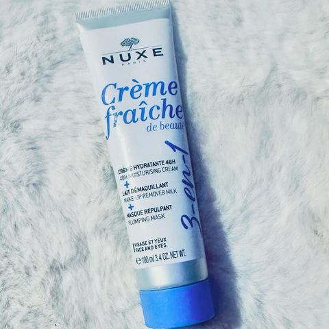 Kem Dưỡng Ẩm 3 Trong 1 Nuxe Crème Fraîche de Beauté 30ml - Dưỡng ẩm 48h, Sữa Rửa Mặt, Mặt Nạ - Chăm Sóc Da Tự Nhiên, Phù Hợp Mọi Loại Da