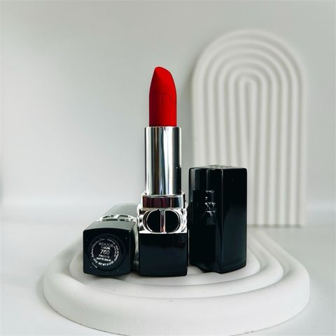 Son Dior 760 Favorite Rouge Dior Lip Balm - Đỏ Hồng Lì Mịn Màng, Son Dưỡng Độc Quyền Cho Mọi Dịp (unbox)