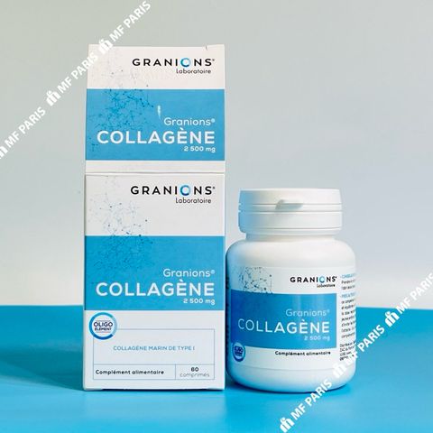 (sale date 11/26) Viên Uống Collagen Granions 2500mg -  Giảm Nếp Nhăn, Tăng Cường Độ Đàn Hồi Cho Da - 60 Viên