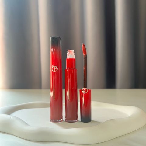 Son Kem Giorgio Armani Lip Maestro 405 Sultan - Màu Đỏ Thuần Tươi Trẻ, Chất Son Nhẹ Mịn, Độ Bám Lâu, Trang Điểm Xu Hướng