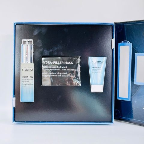 Bộ Quà Tặng Filorga Hydra-Hyal - Dưỡng Ẩm Cao Cấp, Set 3 Sản Phẩm Chính Hãng Pháp, Căng Mịn Da, Quà Tặng Sang Trọng