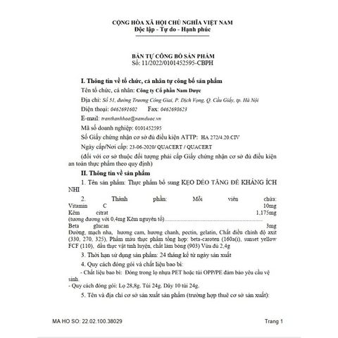 Kẹo Dẻo Ích Nhi Bổ Sung DHA, Vitamin C, Canxi, Lợi Khuẩn Tăng Đề Kháng Cho Bé - Gói 24g Ngon Miệng