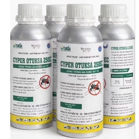 Thuốc Diệt Côn Trùng Cypro 25EC 1Lít - Diệt Muỗi, Kiến, Gián, Ruồi, Bọ Chét, An Toàn và Hiệu Quả Nhanh Chóng